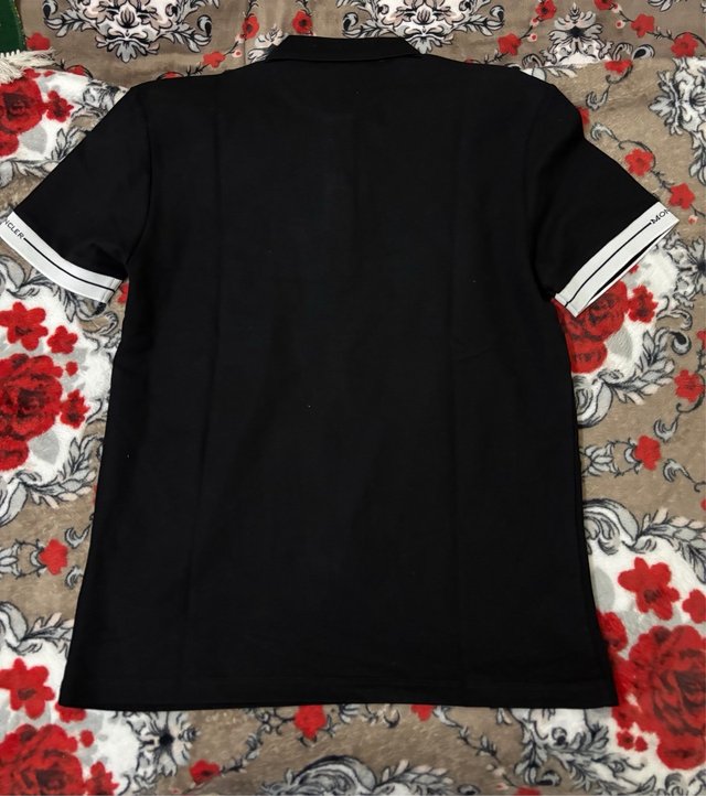Polo Moncler Negro Nuevo Talla M