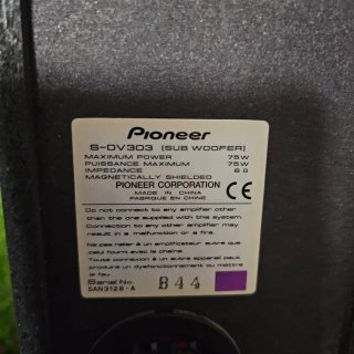 Home cinema Pioneer DVD-CD MP3 450W RMS