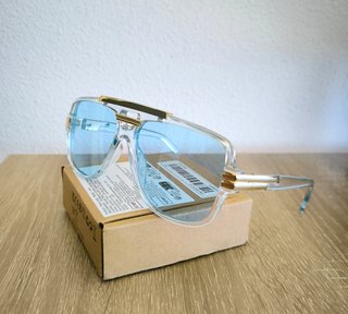 Gafas de Sol Aviador Vintage Cristales Azules