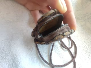 Collana Cuore Cocco Naturale Scrigno