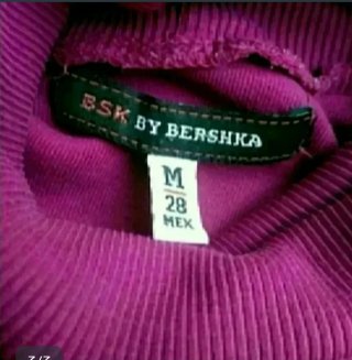Jersey Bershka Verano Manga Corta Cuello Alto