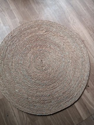 12 Alfombras Redondas Fibra Natural Bali Bulrush