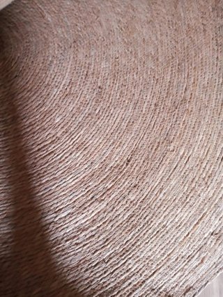 12 Alfombras Redondas Fibra Natural Bali Bulrush