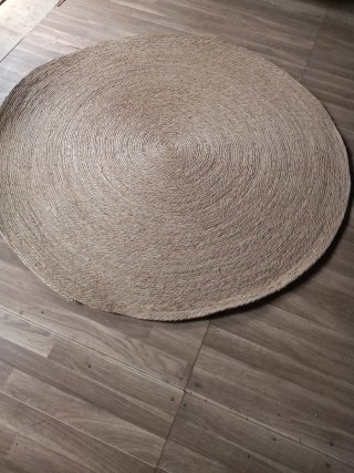 12 Alfombras Redondas Fibra Natural Bali Bulrush