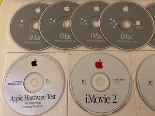 CD iMac Software Restore Install Applications