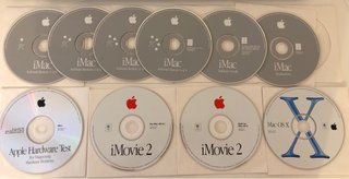 CD iMac Software Restore Install Applications