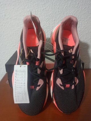 Zapatillas Adidas Negras y Rosas Talla 39