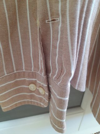 Camisa Polo Ralph Lauren Rayas Beige
