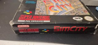 SimCity Super Nintendo snes boxato completo