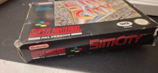 SimCity Super Nintendo snes boxato completo