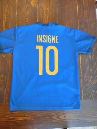 Maglia Italia n.10 Insigne Azzurra Taglia 10 anni