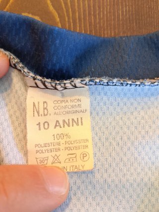 Maglia Italia n.10 Insigne Azzurra Taglia 10 anni