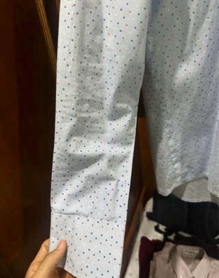 Camisa italiana azul y blanca
