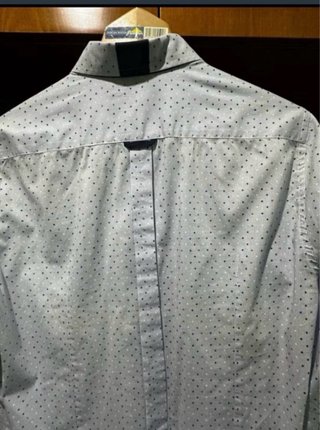 Camisa italiana azul y blanca