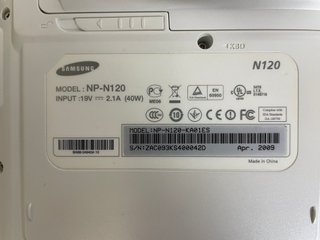 Portátil Samsung Netbook N120