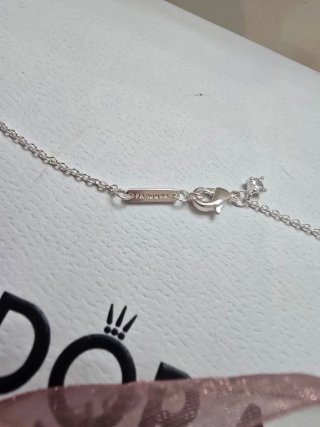 Conjunto Pandora Corazón Rojo Plata