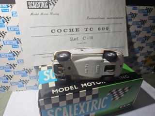 SEAT 600 Blanco  SCALEXTRIC C-31 1966