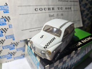 SEAT 600 Blanco  SCALEXTRIC C-31 1966