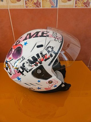 Casco Moto SHIRO Flores Rosas