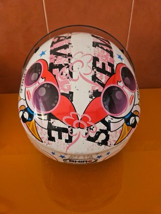 Casco Moto SHIRO Flores Rosas