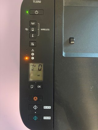 Impresora Canon PIGMA TS3350 Negra