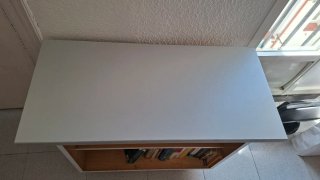 Mueble TV/Recibidor Madera y Metal