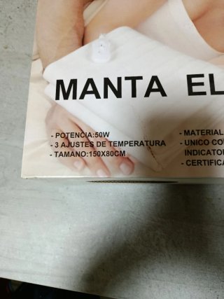 Manta Eléctrica Kenex 150x80cm