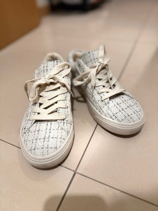 Zapatillas Tweed Crema