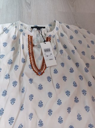 Blusa Tintoretto Larga Estampada T.38