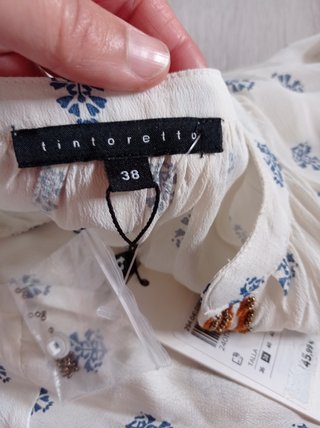 Blusa Tintoretto Larga Estampada T.38