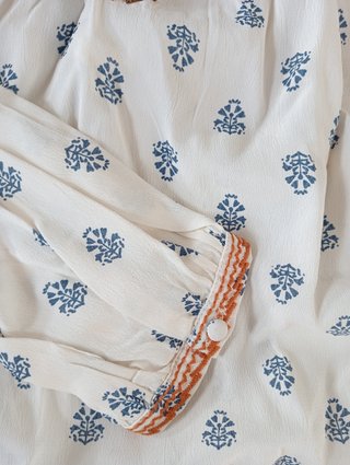 Blusa Tintoretto Larga Estampada T.38
