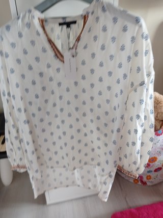 Blusa Tintoretto Larga Estampada T.38