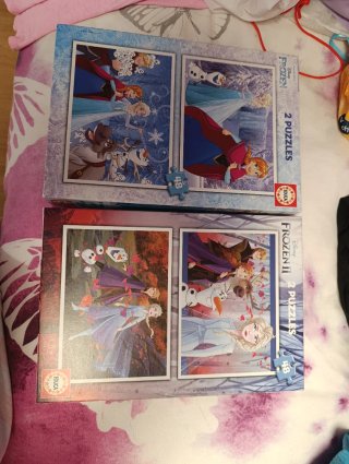2 Puzzles Disney Frozen 48 piezas