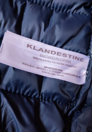 Chaleco Acolchado Klandestine - Talla S - NUEVO GR