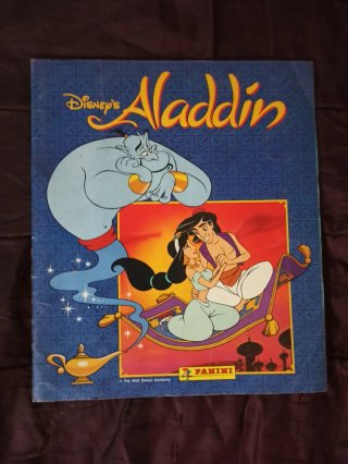 Álbum Cromos Disney La Sirenita y Aladdin
