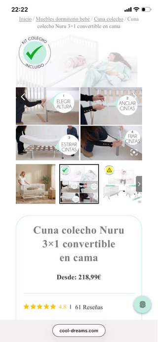 Cuña evolutiva blanca con colchón