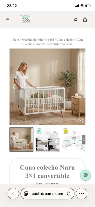 Cuña evolutiva blanca con colchón