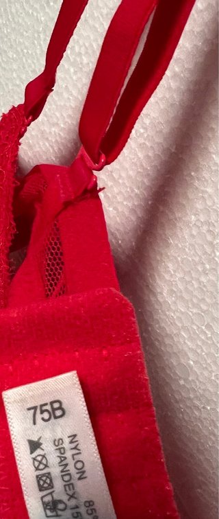 Trikini Rojo Encaje y Lazos