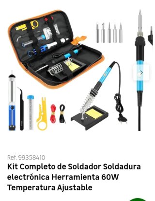 Kit Soldadura Estaño Estación Portátil