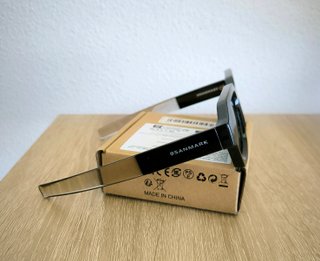 Gafas de sol  rectangulares retro negras