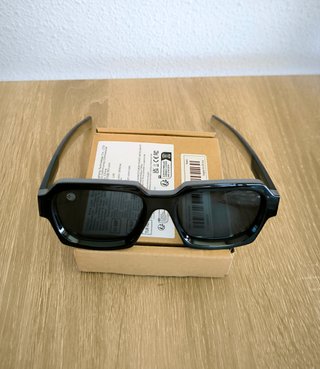 Gafas de sol  rectangulares retro negras