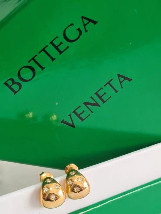 Orecchini Bottega Veneta dorati