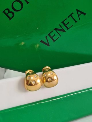 Orecchini Bottega Veneta dorati