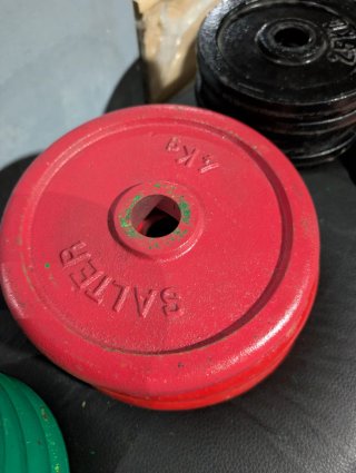 Lote discos 61 kg 28 mm