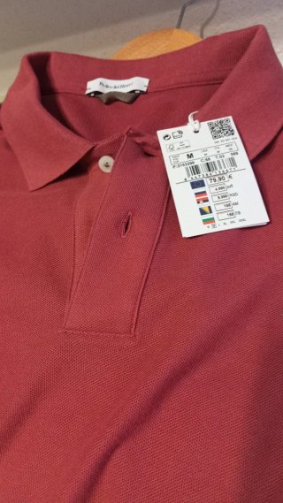 Polo Pedro del Hierro Rojo Talla M