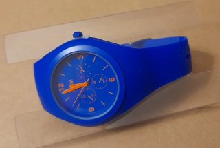 Reloj Ola! Azul y Naranja