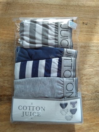 Pack 5 slips niño Cotton Juice T 8/10. NUEVO.