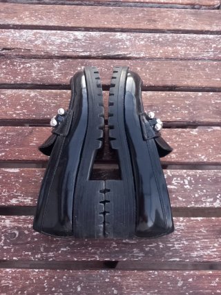 Mocasines Zara negros talla 36