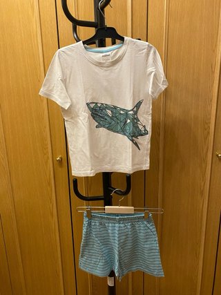 Lote de 2 Pijamas de manga corta.T11 años.