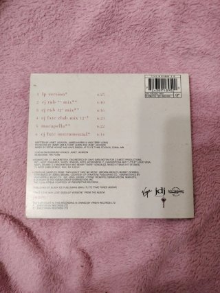 CD Single Janet Jackson That's The Way Love Goes